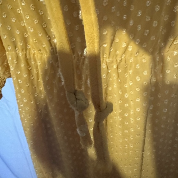 Lulus Ruffled Yellow Maxi Dress Size S - Picture 7 of 7